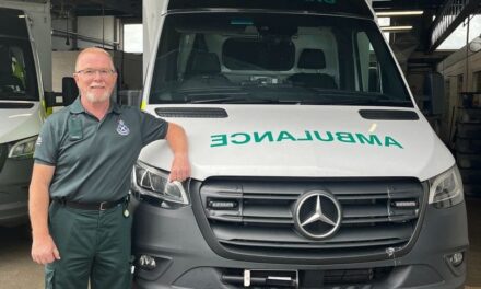 Paramedic Scottish Health Awards after almost four decades in service