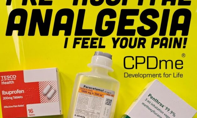 Pre hospital analgesia – I feel your pain
