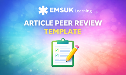 EMSUK Learning Article Peer Review Template