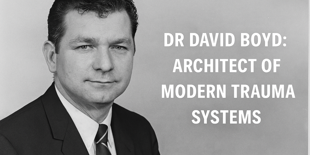 Dr David Boyd - Architect of Modern Trauma Systems - EMSUK LEARNING