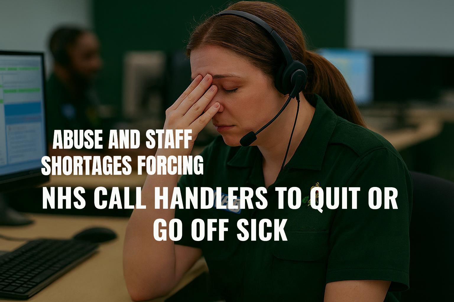 Abuse and Staff Shortages Forcing NHS Call Handlers to Quit or Go Off ...