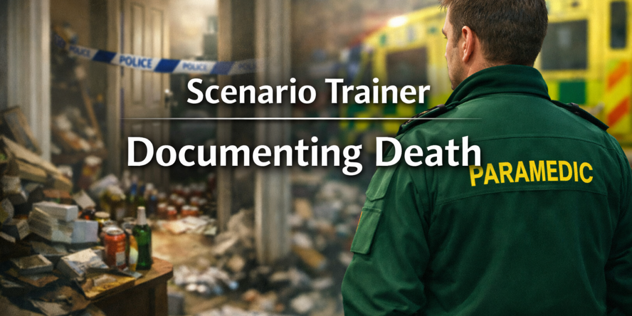Unexpected Death at Home: Paramedic Documentation Scenario
